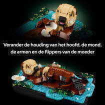 LEGO Ideas drijvende zeeotters 21366 productafbeelding 10