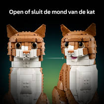 LEGO Ideas oranje kat 21376 productafbeelding 4