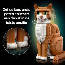 LEGO Ideas oranje kat 21376 productafbeelding 5