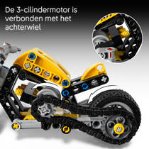 LEGO Technic gele motor 42225 productafbeelding 7
