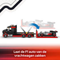 LEGO City F1 displaytruck met Audi F1 racewagen 60493 productafbeelding 8