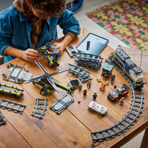 LEGO City overval op politietrein 60508 productafbeelding 2
