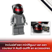 LEGO Speed Champions Audi Revolut F1 Team R26 racewagen 77259 productafbeelding 4