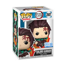 Funko Pop! figuur Demon Slayer Tanjiro Kamado with Flaming Sword productafbeelding 2