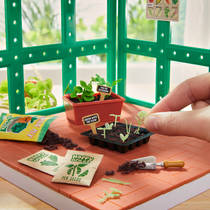 MGA's Miniverse Spaces starter pack Greenhouse productafbeelding 9