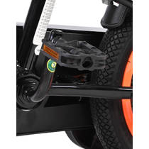 Volare Strike kinderfiets - 12 inch - zwart/oranje productafbeelding 6