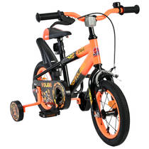 Volare Strike kinderfiets - 12 inch - zwart/oranje productafbeelding 3