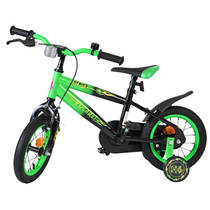 Volare Strike kinderfiets - 12 inch - zwart/groen productafbeelding 2