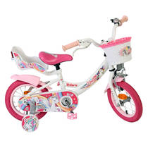 Volare Unicorn kinderfiets - 12 inch - wit