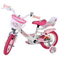 Volare Unicorn kinderfiets - 12 inch - wit productafbeelding 2