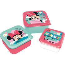 Disney Minnie Mouse snack boxes set 3-delig