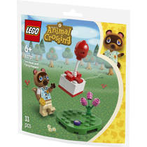 LEGO Animal Crossing Tom Nook met vliegend cadeautje 30731 productafbeelding 4