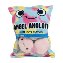 JollyPlush Snackpillow kussen Axolotl Angel - 30 cm productafbeelding 2