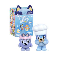Bluey Fuzzies set met 2 speelfiguren
