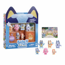 Bluey Fuzzies deluxe speelfigurenset 8-delig blind box hoofdafbeelding product