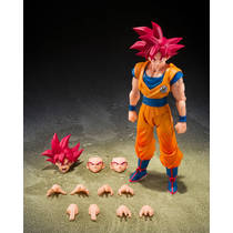 Dragon Ball Super S.H. Figuarts actiefiguur Super Saiyan God Son Goku - 14 cm productafbeelding 2