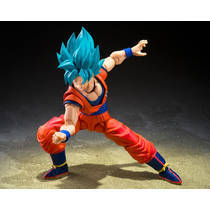 Dragon Ball Super S.H. Figuarts actiefiguur Super Saiyan Blue Son Goku - 15 cm productafbeelding 3