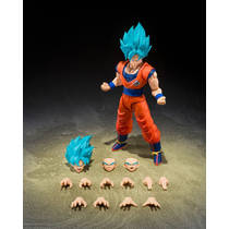 Dragon Ball Super S.H. Figuarts actiefiguur Super Saiyan Blue Son Goku - 15 cm productafbeelding 2