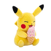 Pokémon pluchen knuffel Pikachu met ijsje - 20 cm productafbeelding 2