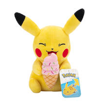 Pokémon pluchen knuffel Pikachu met ijsje - 20 cm productafbeelding 3