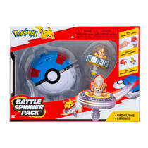 Pokémon Battle Spinner pack Growlithe en Pokéball