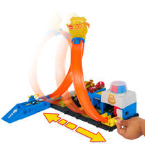 Hot Wheels City superpolitiebureau racebaan productafbeelding 4