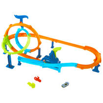 Hot Wheels Stunt Tracks Rapid Launch Cyclone racebaan productafbeelding 2