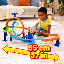 Hot Wheels Stunt Tracks Rapid Launch Cyclone racebaan productafbeelding 5