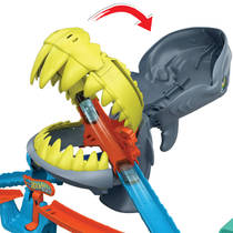 Hot Wheels City Shark Chomp Beach racebaan productafbeelding 6