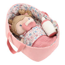 Little Dutch babypop in mandje Rosa productafbeelding 6