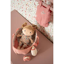 Little Dutch babypop in mandje Rosa productafbeelding 5