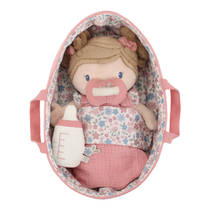 Little Dutch babypop in mandje Rosa productafbeelding 4