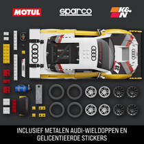 Mattel Brick Shop Hot Wheels '15 Audi R8 LMS productafbeelding 2