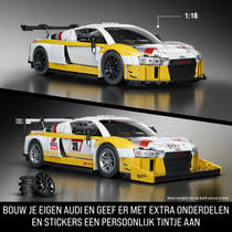 Mattel Brick Shop Hot Wheels '15 Audi R8 LMS productafbeelding 3