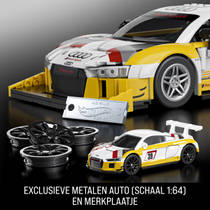 Mattel Brick Shop Hot Wheels '15 Audi R8 LMS productafbeelding 4