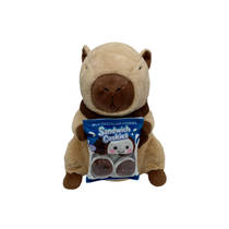 Pluchen capybara met snackzakje - 38 cm