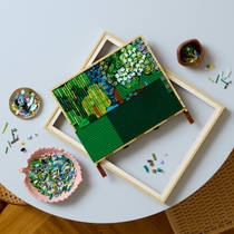 LEGO Art Claude Monet Brug over een vijver met waterlelies 31220 productafbeelding 3