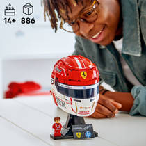 LEGO Editions Scuderia Ferrari HP helm van Charles Leclerc 43014 productafbeelding 6