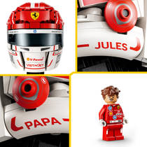 LEGO Editions Scuderia Ferrari HP helm van Charles Leclerc 43014 productafbeelding 7