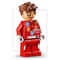 LEGO Editions Scuderia Ferrari HP helm van Charles Leclerc 43014 productafbeelding 8