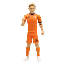 Socker Nederlands elftal actiefiguur Frenkie de Jong - 20 cm