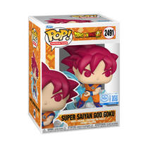 Funko Pop! Dragon Ball Super figuur God Red Goku glow in the dark productafbeelding 2