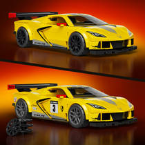 Mattel Brick Shop Hot Wheels Corvette C8.R productafbeelding 3