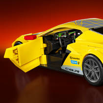 Mattel Brick Shop Hot Wheels Corvette C8.R productafbeelding 6