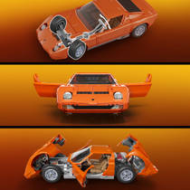 Mattel Brick Shop Hot Wheels '71 Lamborghini Miura P400 SV productafbeelding 6