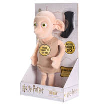 Harry Potter Dobby met sok interactieve pluchen knuffel - 32 cm productafbeelding 2