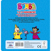 Bumba 1,2,3 kiekeboe! kartonboekje productafbeelding 3