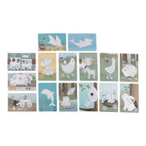 Little Dutch Forest Friends tekentablet - blauw productafbeelding 4