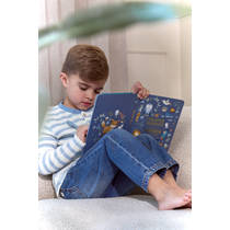 Little Dutch Forest Friends tekentablet - blauw productafbeelding 3