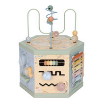 Little Dutch Safari Friends houten activiteitenkubus productafbeelding 3